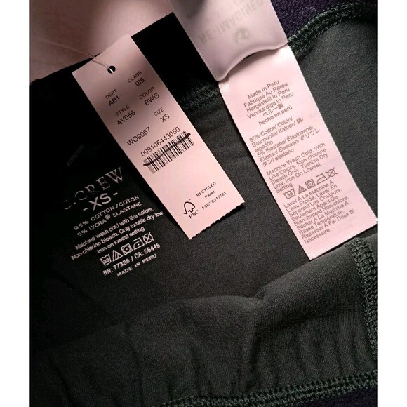 J.Crew Knit Boxer Short Navy Blue Green Plaid Cotton Elastane Size XS Mens NWT - Picture 2 of 4